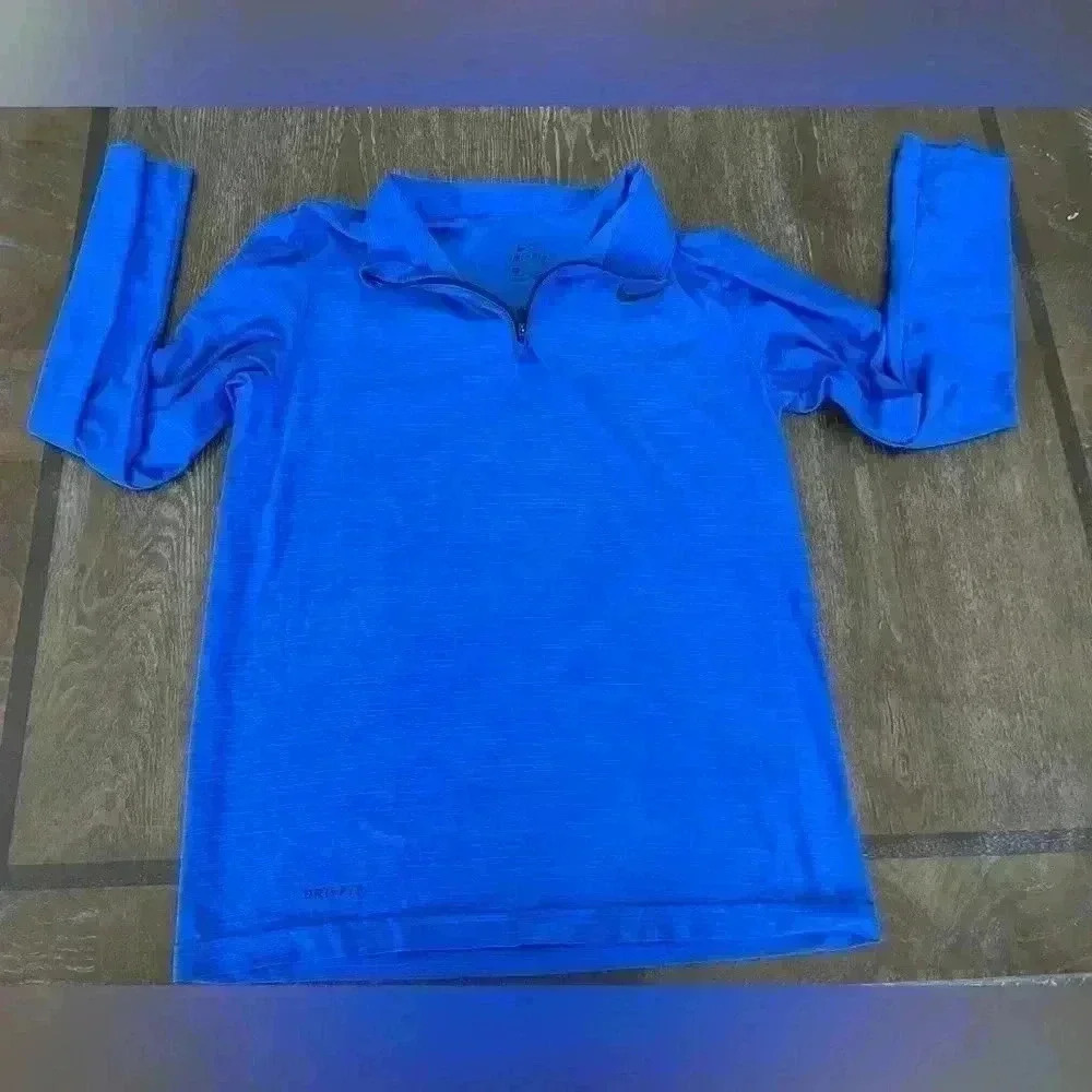 Nike Dri-Fit 1/4 Zip Superset Pullover Long Sleeve Shirt
